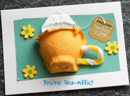 tea riffic card mothers day teabag craft